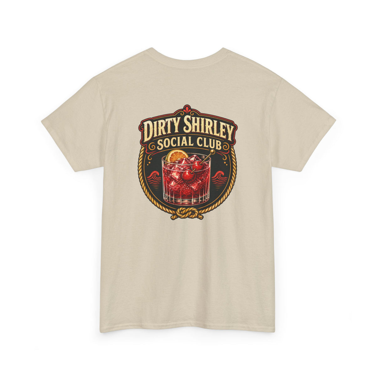 Dirty Shirley Social Club Shirt - Funny Cocktail Vacation Tee, Trip Cruise Shirt