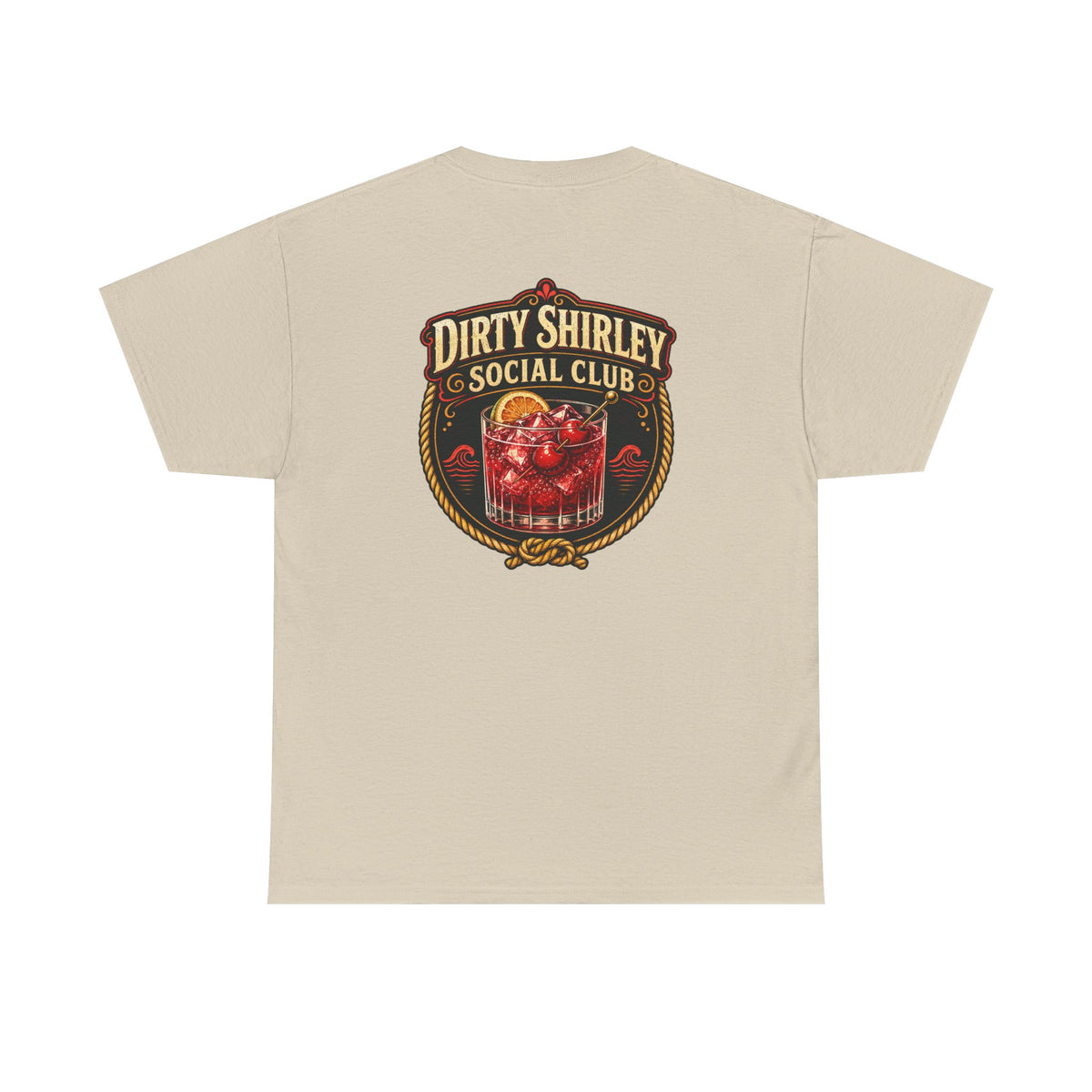 Dirty Shirley Social Club Shirt - Funny Cocktail Vacation Tee, Trip Cruise Shirt