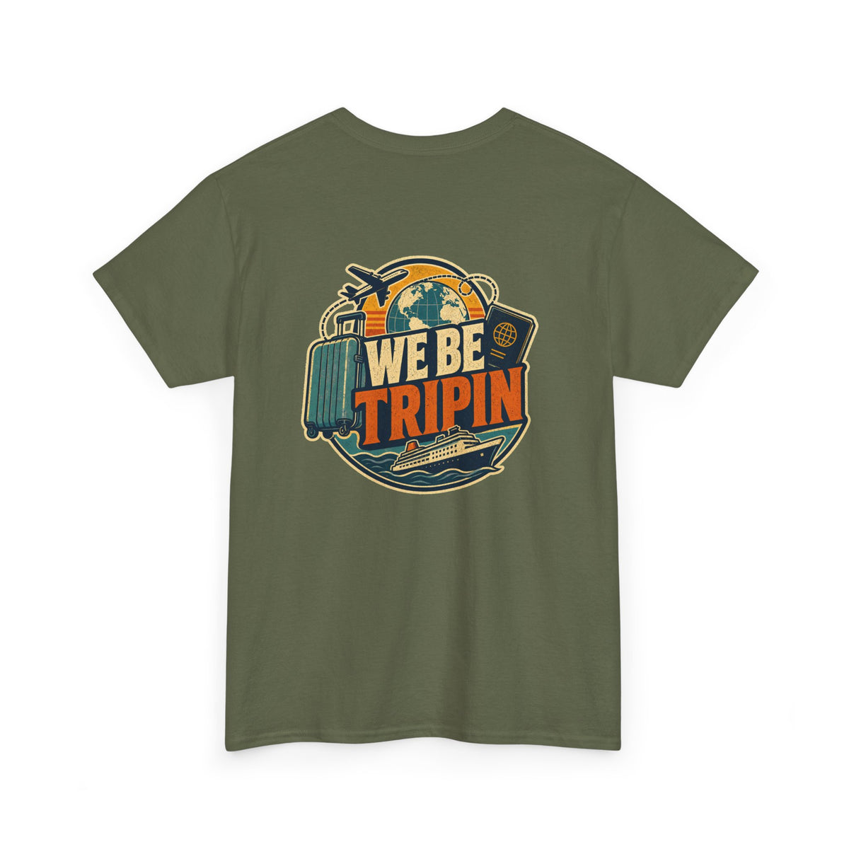 We Be Tripin Vintage Travel T-Shirt | Retro Camping & Travel Tee
