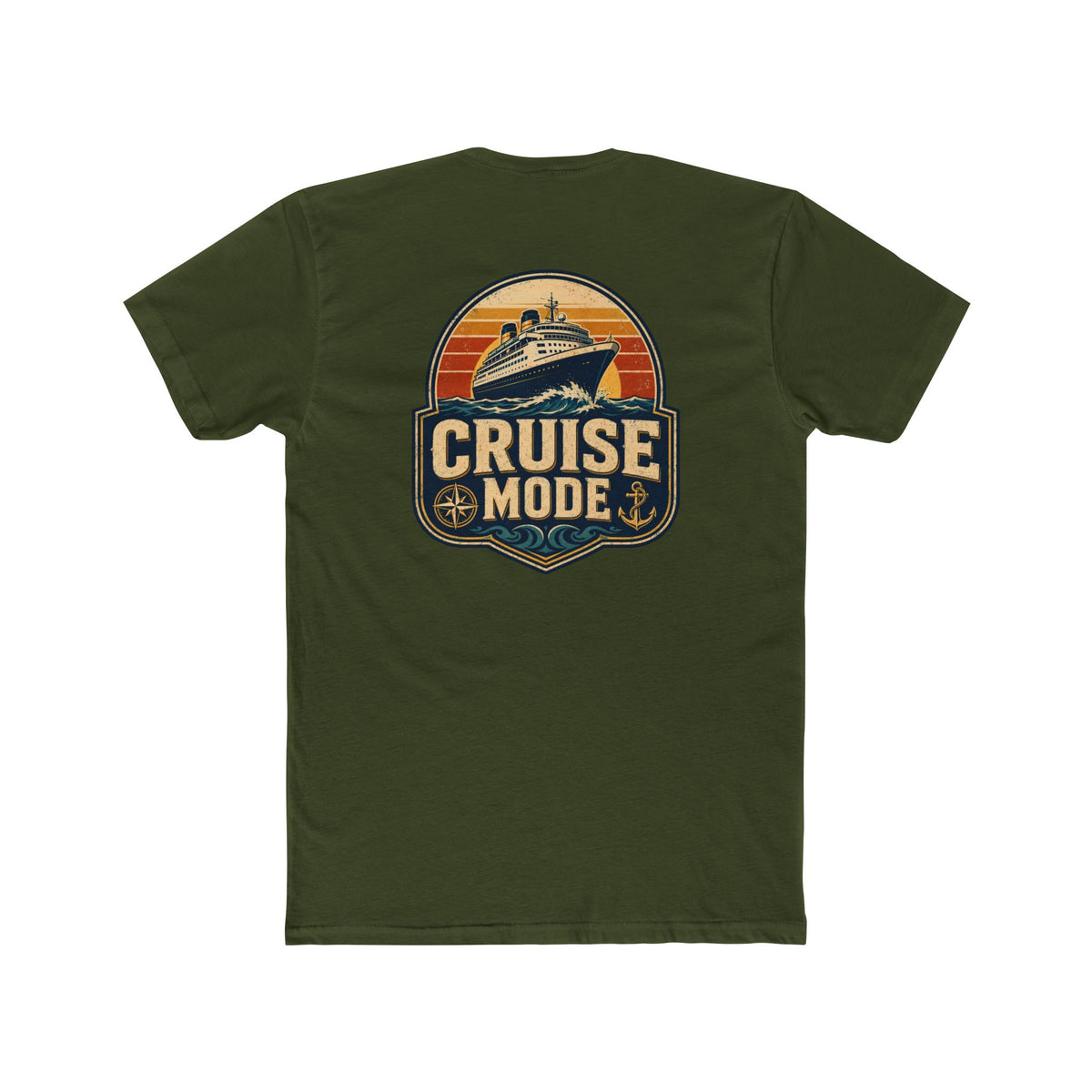 Cruise Mode T-Shirt - Retro Cruise Vacation Tee, Unisex Travel Shirt