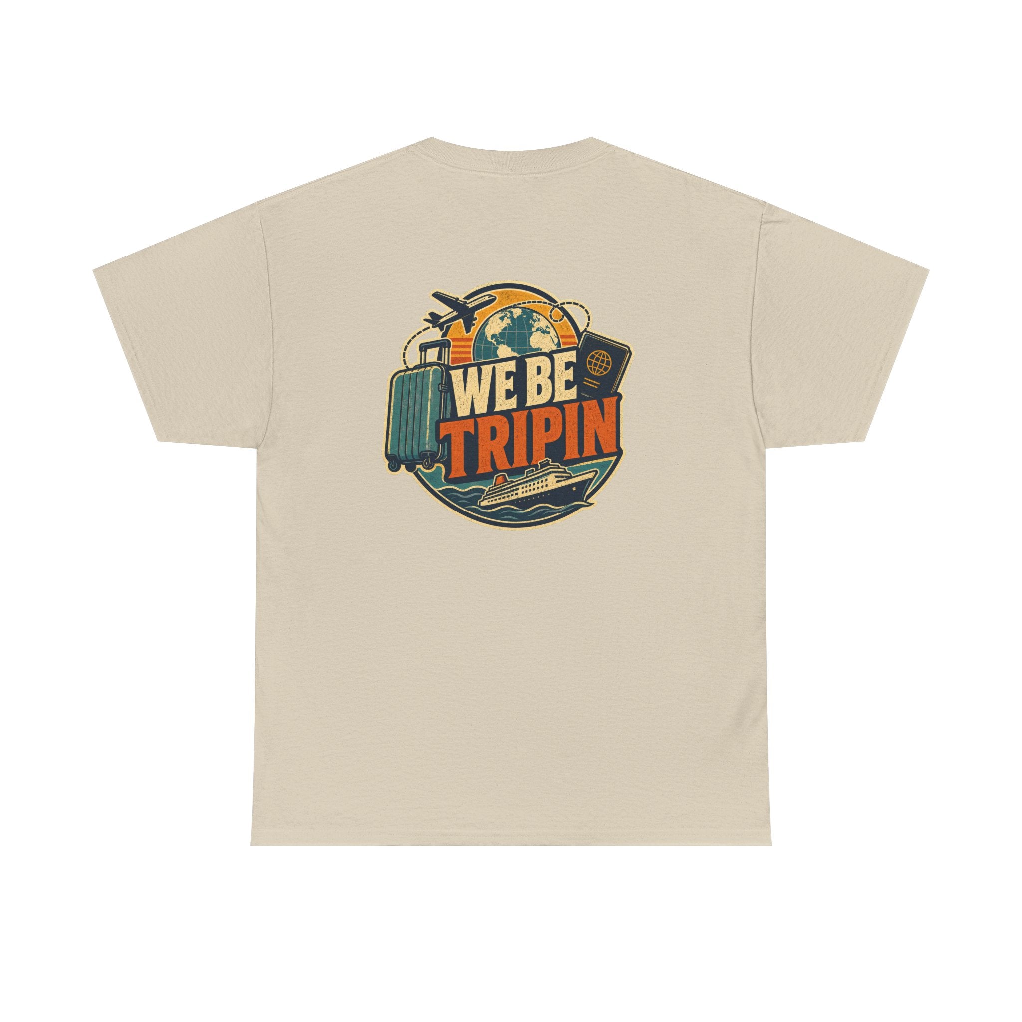 We Be Tripin Vintage Travel T-Shirt — Retro Camper Road Trip Tee