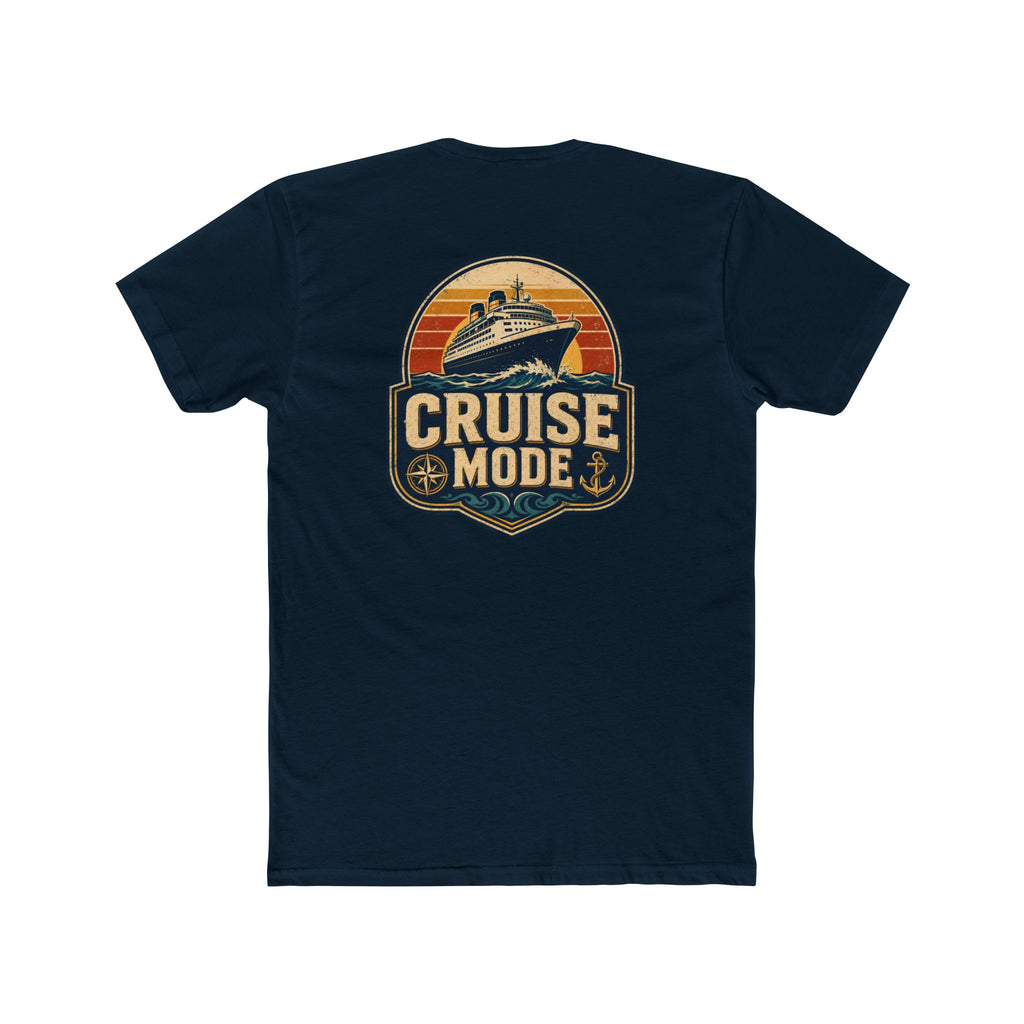 Cruise Mode T-Shirt - Retro Cruise Vacation Tee, Unisex Travel Shirt
