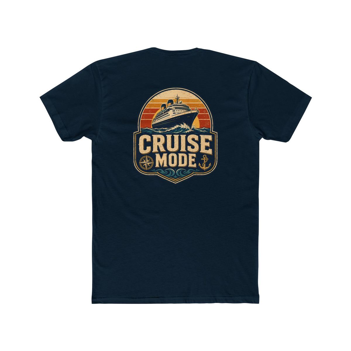 Cruise Mode T-Shirt - Retro Cruise Vacation Tee, Unisex Travel Shirt