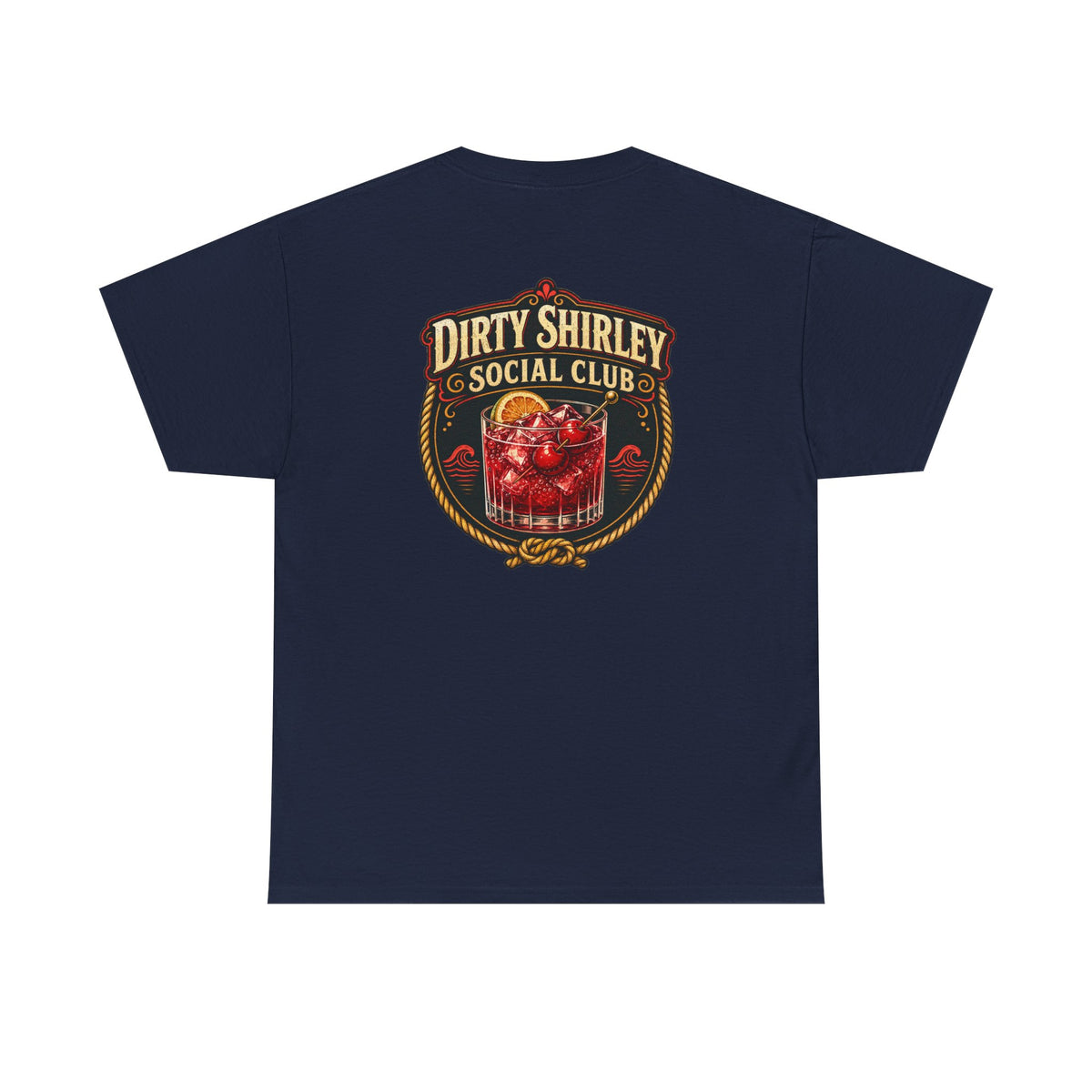Dirty Shirley Social Club Shirt - Funny Cocktail Vacation Tee, Trip Cruise Shirt