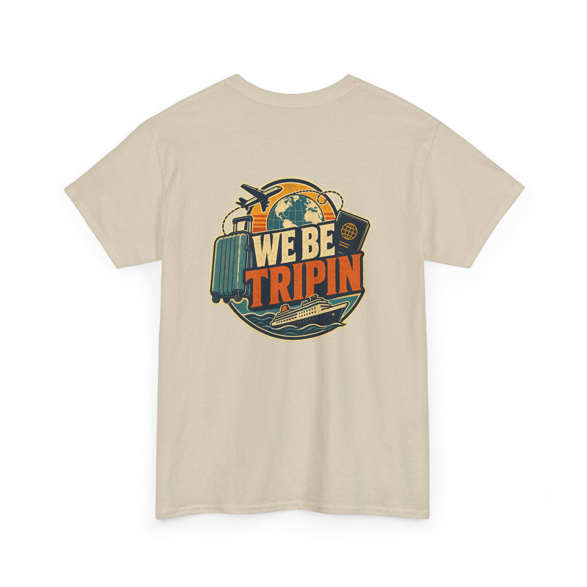 We Be Tripin Vintage Travel T-Shirt | Retro Camping & Travel Tee