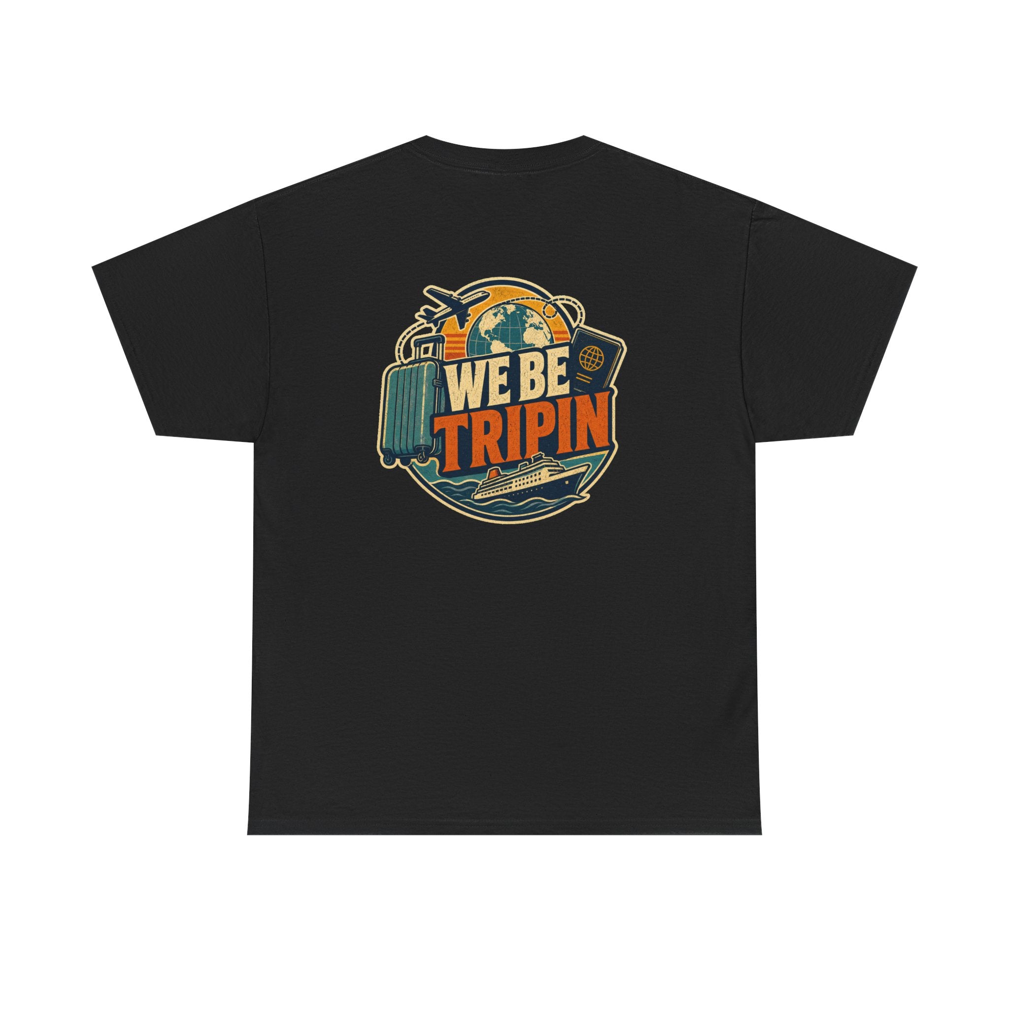 We Be Tripin Vintage Travel T-Shirt — Retro Camper Road Trip Tee
