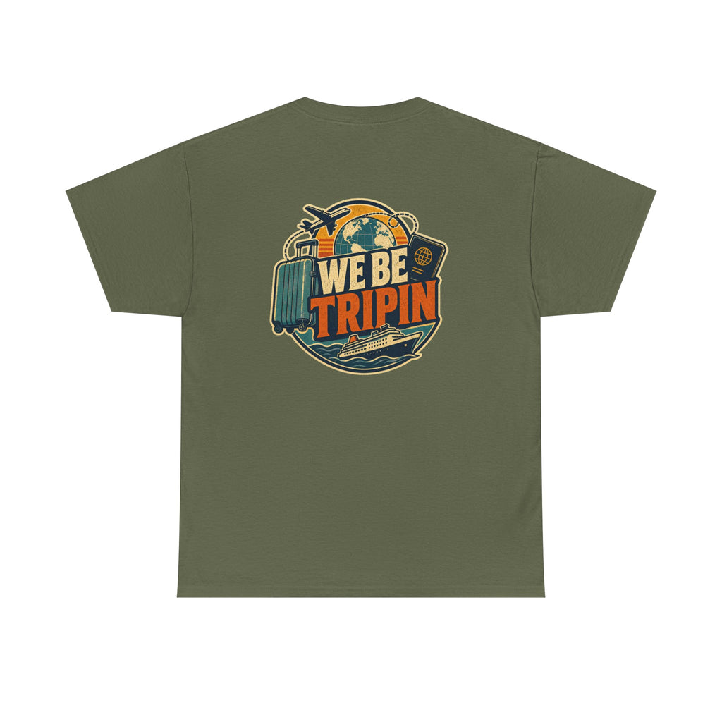 We Be Tripin Vintage Travel T-Shirt | Retro Camping & Travel Tee
